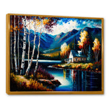 Lake House Scenery In Fall I