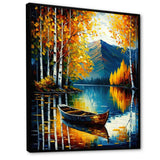 Small Boat On Lake In Fall I