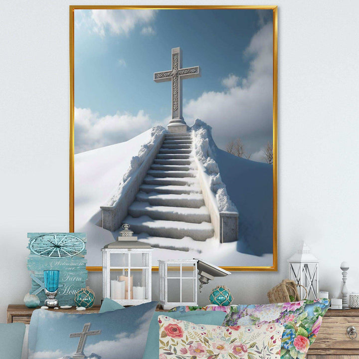 Stairway To Heaven In Winter I