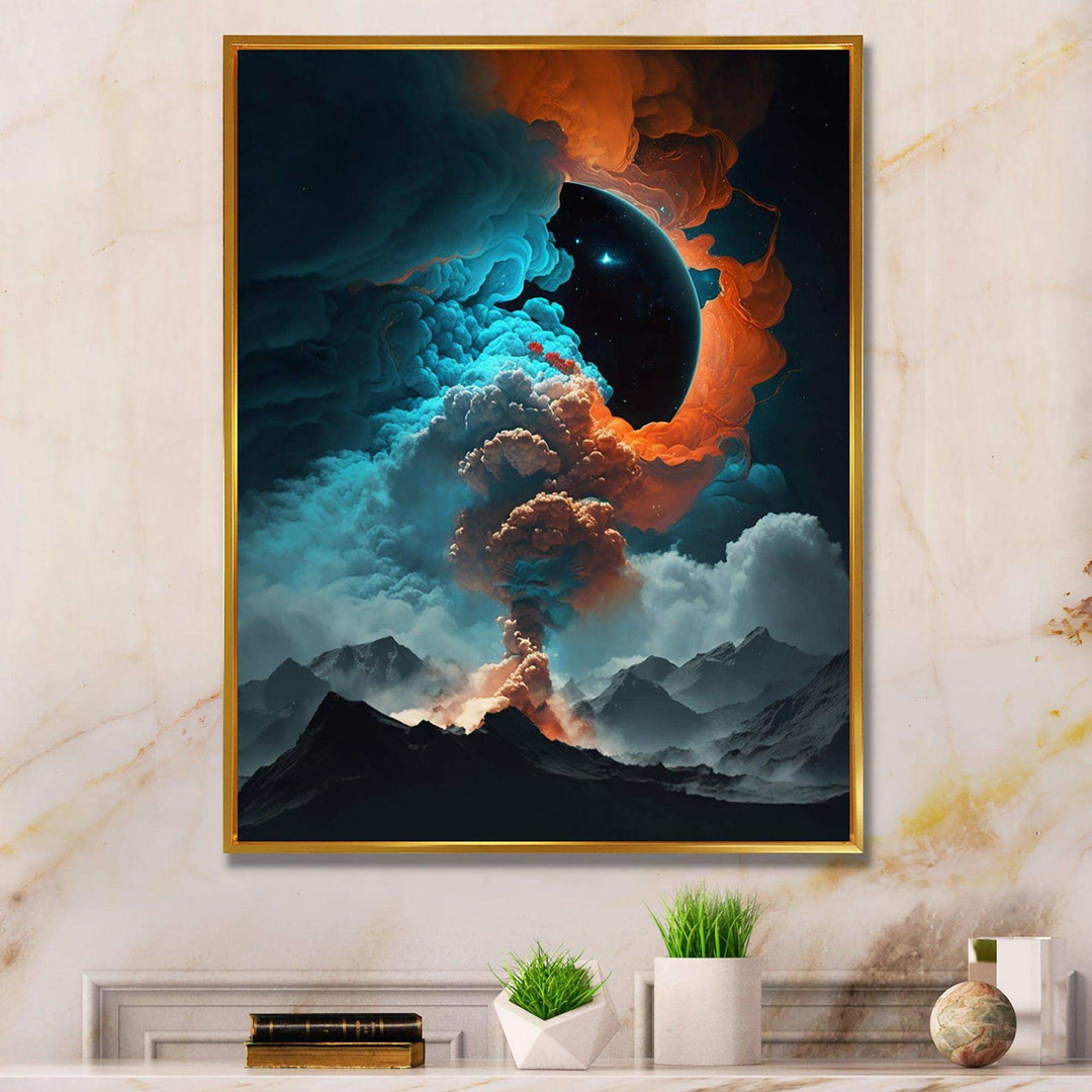 Futuristic Landscape Clouds II