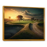 Golf Course At Sunset I