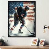 Hockey Player On Ice I