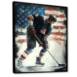 Hockey Player On Ice I