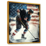 Hockey Player On Ice I