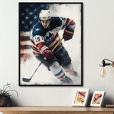 Hockey Player On Ice II