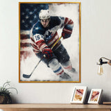 Hockey Player On Ice II