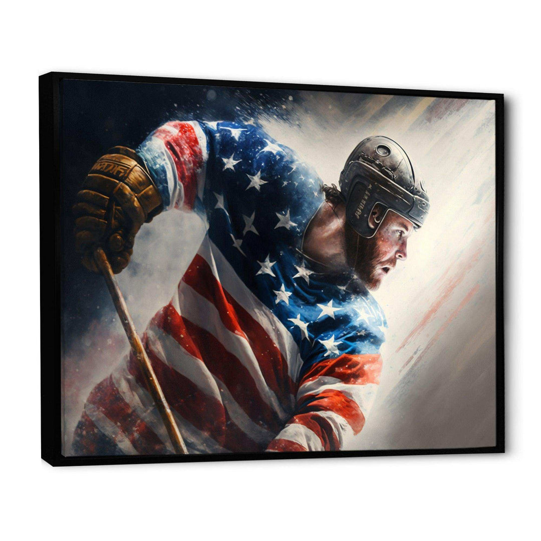 Hockey Player On Ice III