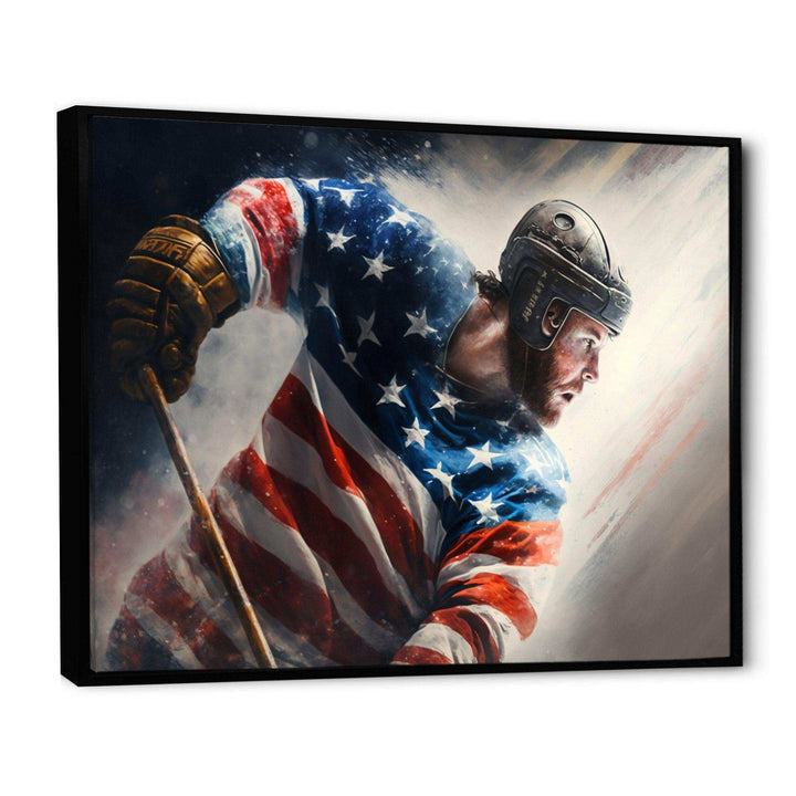 Hockey Player On Ice III