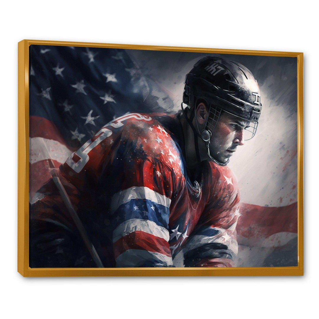 Hockey Player On Break III
