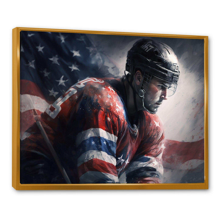 Hockey Player On Break III