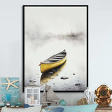 Yellow Canoe On The Lake I