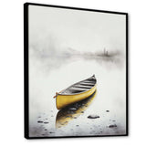 Yellow Canoe On The Lake I