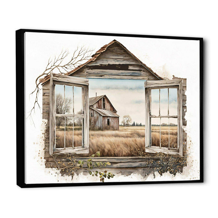 Window View To Farm I