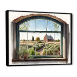 Window View Of Barn