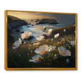 White Flowers By The Coast I