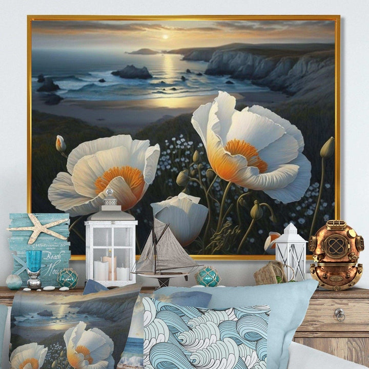 White Flowers By The Coast III