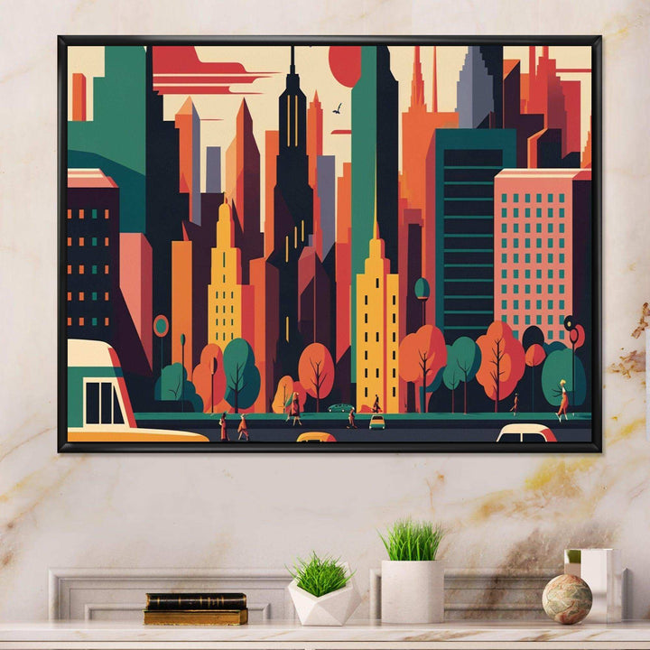 Colorful Cityscape I