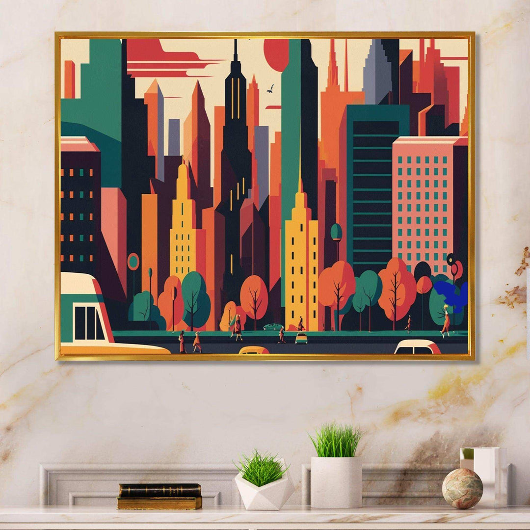 Colorful Cityscape I