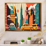 Futuristic Cityscape With Cars I