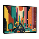 Futuristic Cityscape With Cars II