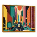 Futuristic Cityscape With Cars II