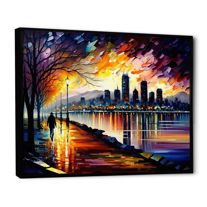 Vancouver Skyline At Sunset II