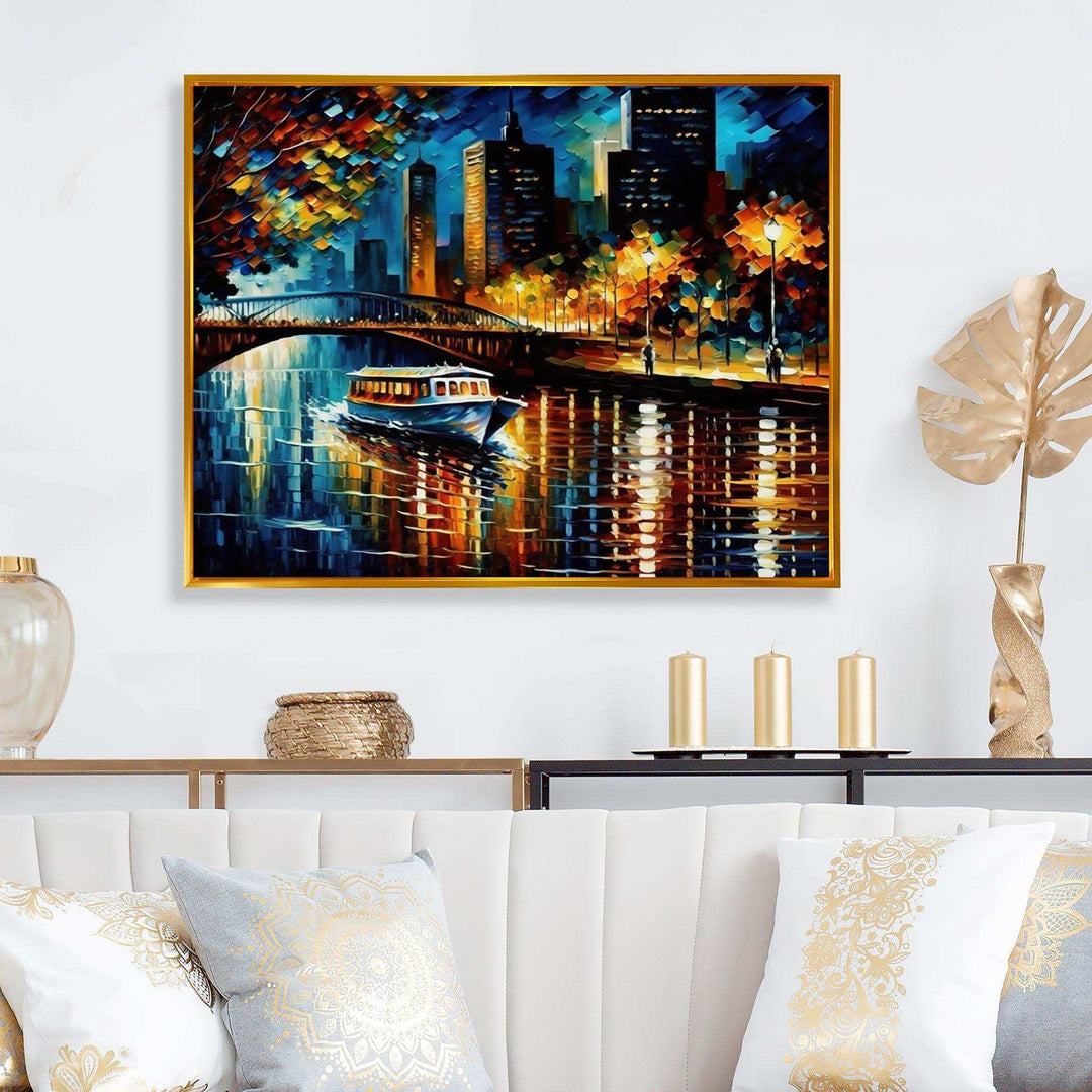 Chicago River View In The Fall II