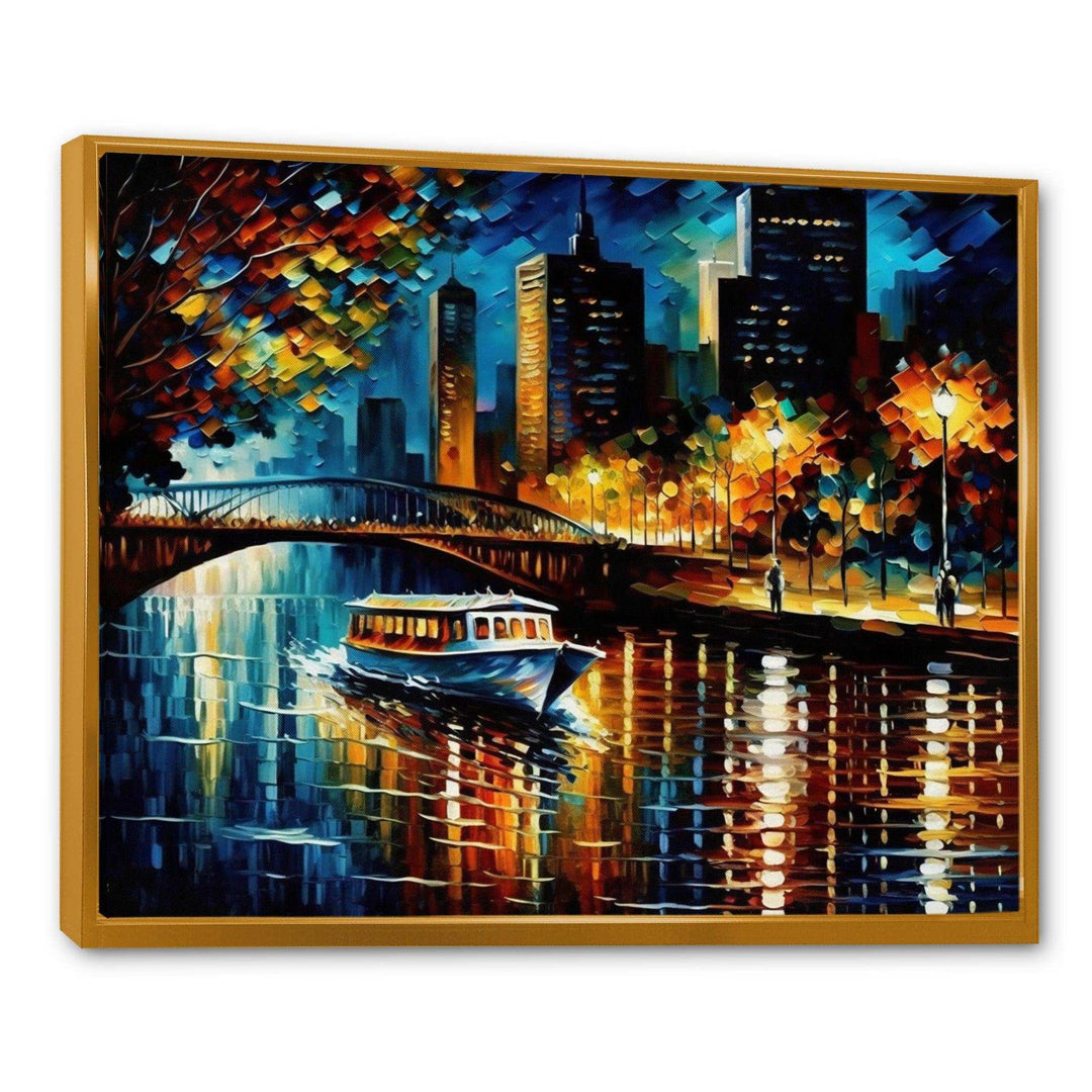 Chicago River View In The Fall II