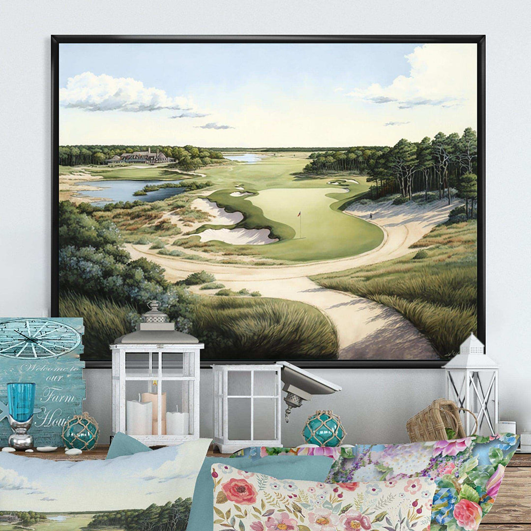 Golf Course In The Summer