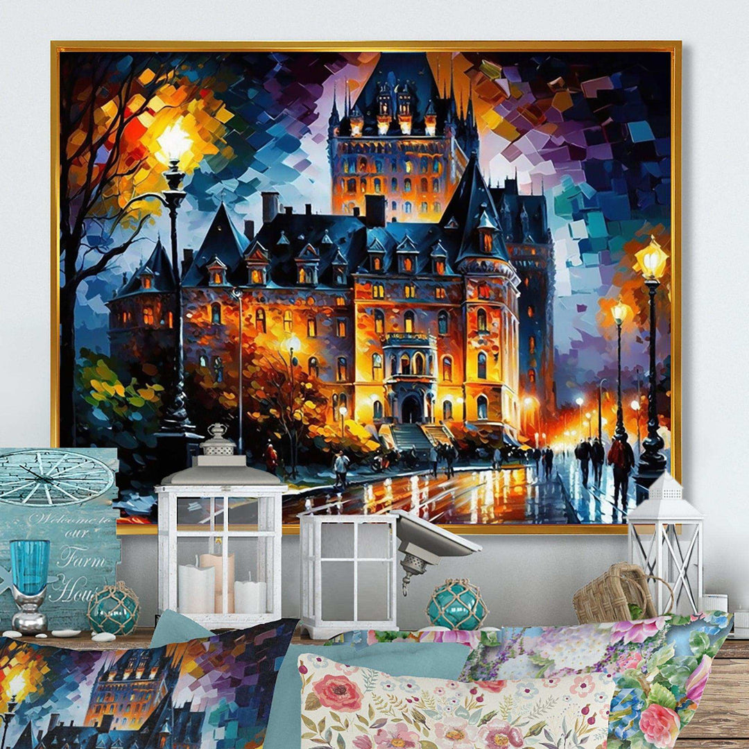 Colorful Night Chateau Frontenac