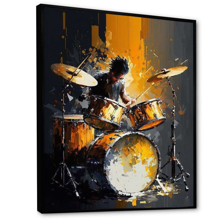 Drummer On Stage