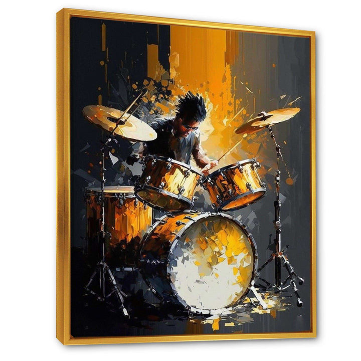 Drummer On Stage