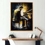 Man Playing Piano I