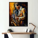 Saxophone Player On Stage I