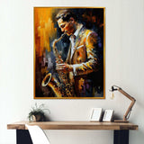 Saxophone Player On Stage I