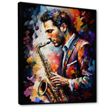 Saxophone Player On Stage II