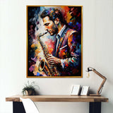 Saxophone Player On Stage II