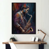 Saxophone Player On Stage III