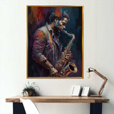 Saxophone Player On Stage III