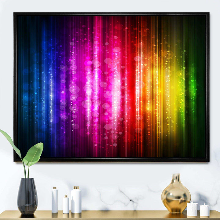 Glowing Background - Modern Canvas Wall Art