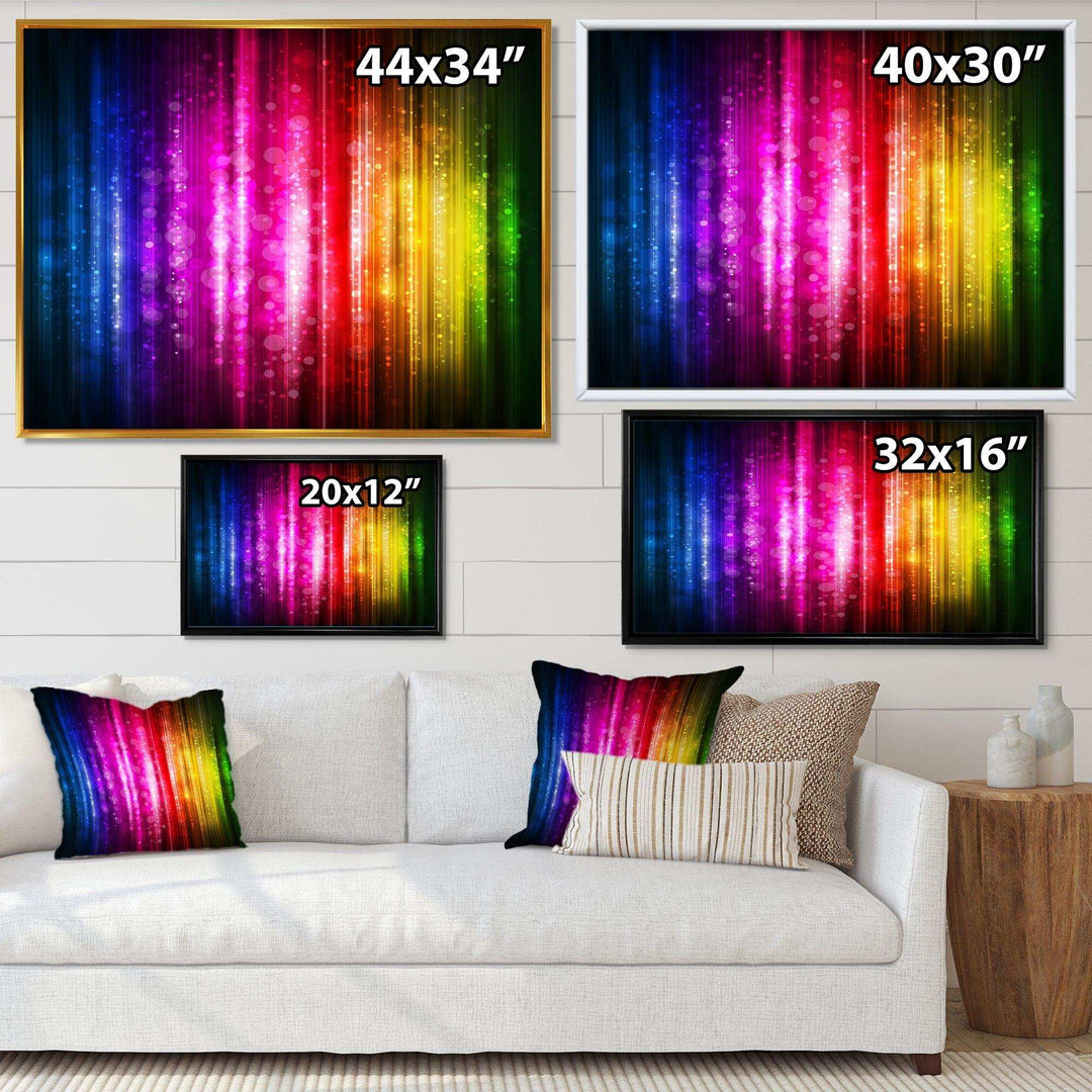 Glowing Background - Modern Canvas Wall Art