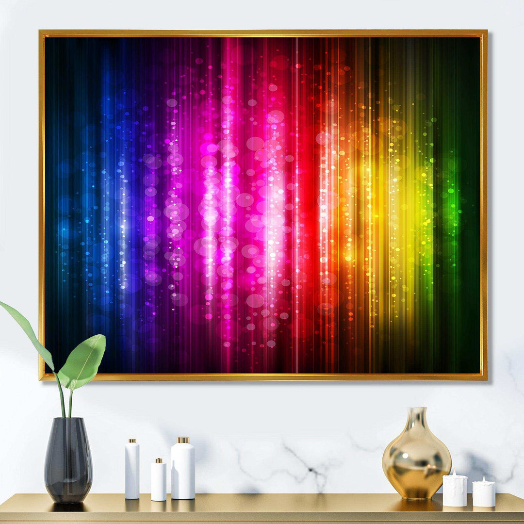 Glowing Background - Modern Canvas Wall Art