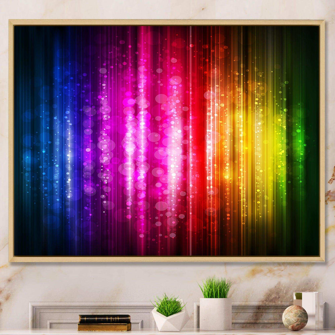 Glowing Background - Modern Canvas Wall Art