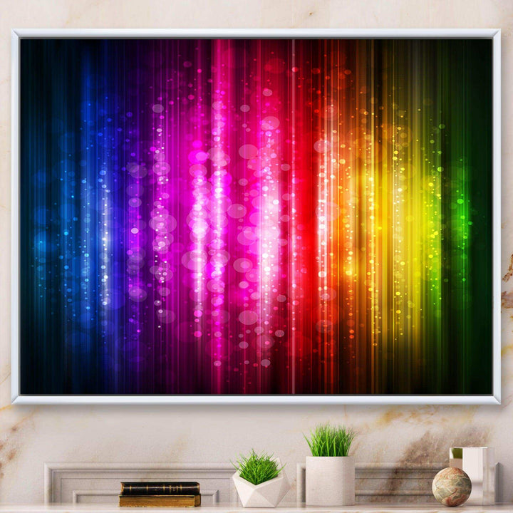 Glowing Background - Modern Canvas Wall Art
