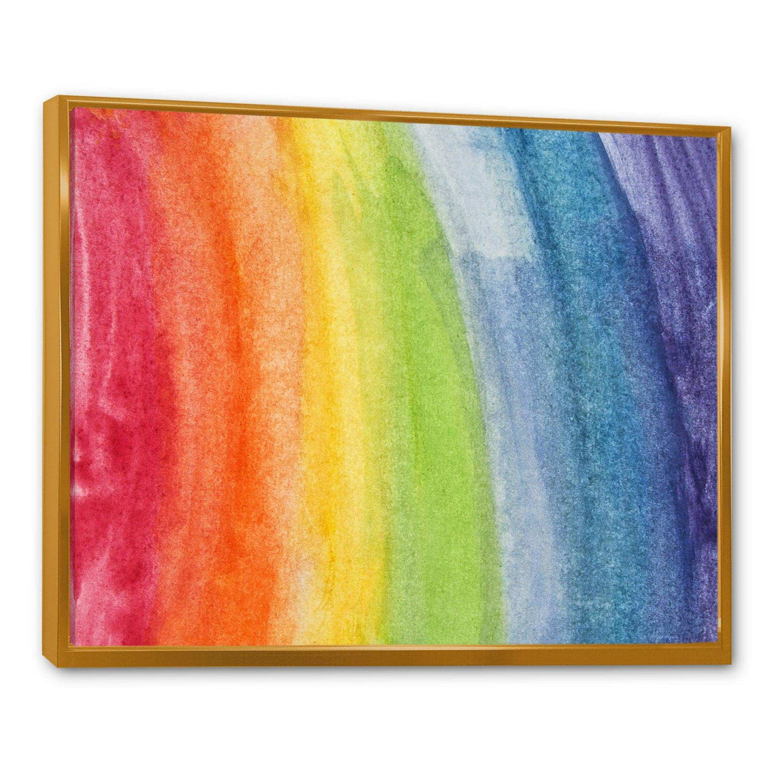 Flowing Rainbow Colors - Modern Wall Art Prints