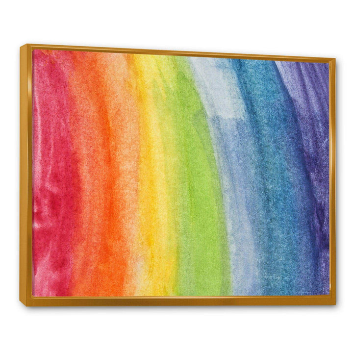 Flowing Rainbow Colors - Modern Wall Art Prints