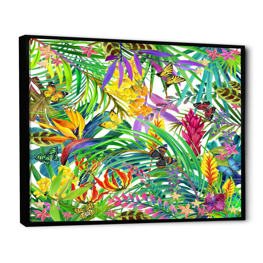 Tropical Leaves and Flowers