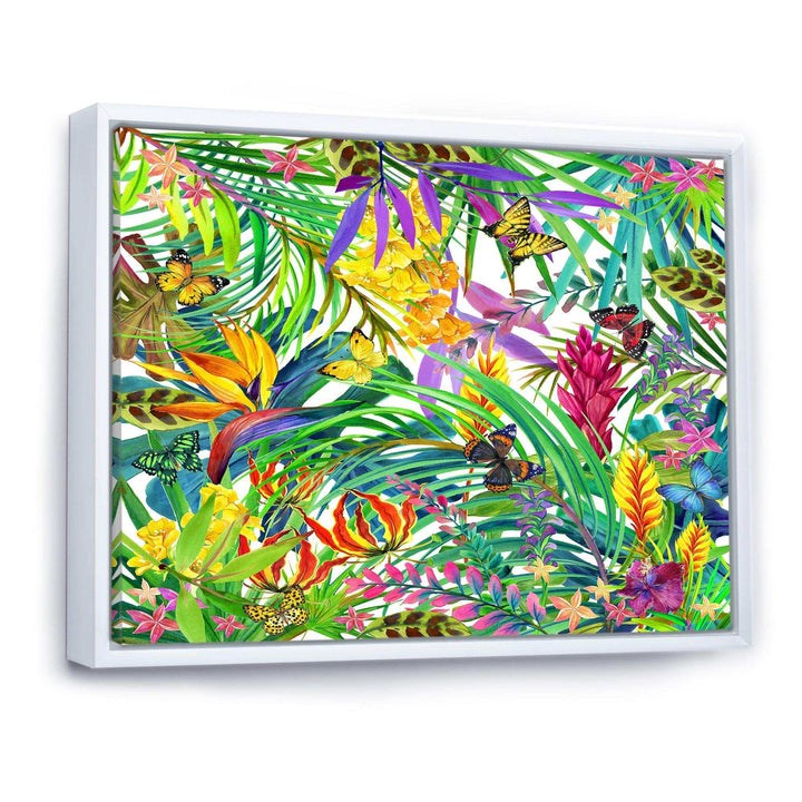 Tropical Leaves and Flowers