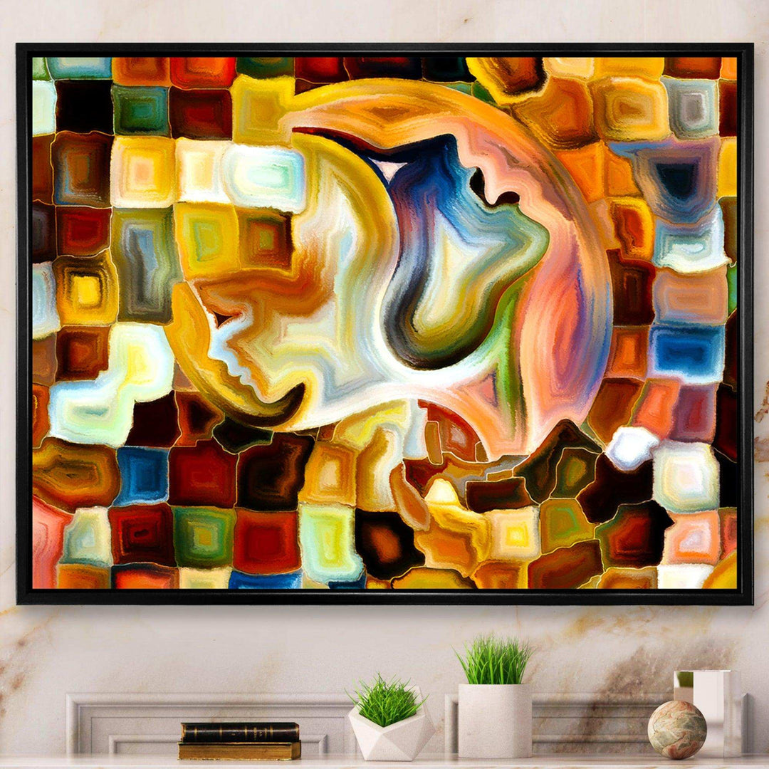 Way of Inner Paint - Modern Bedroom Wall Art