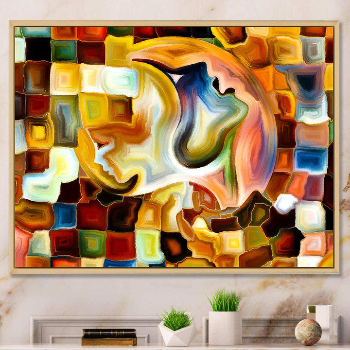 Way of Inner Paint - Modern Bedroom Wall Art